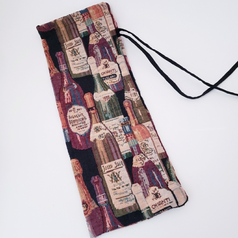 Wine Bottle Print Cover